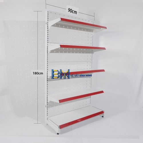 Alternative view of Kệ siêu thị đơn 5 tầng - C1800 x R410 x D900 (mm)