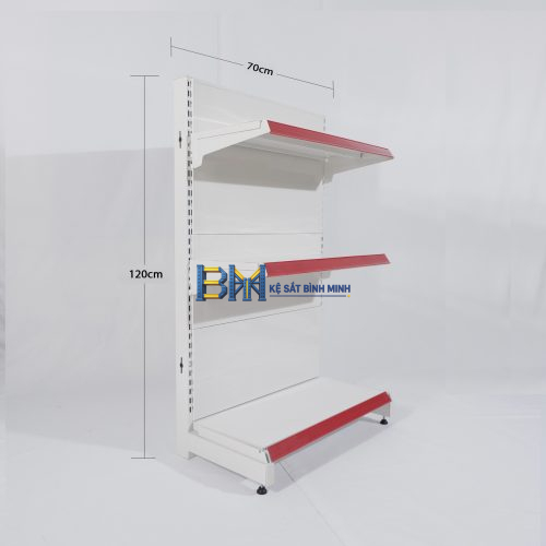 Alternative view of Kệ siêu thị đơn 3 tầng - C1200 x R410 x D700 (mm)