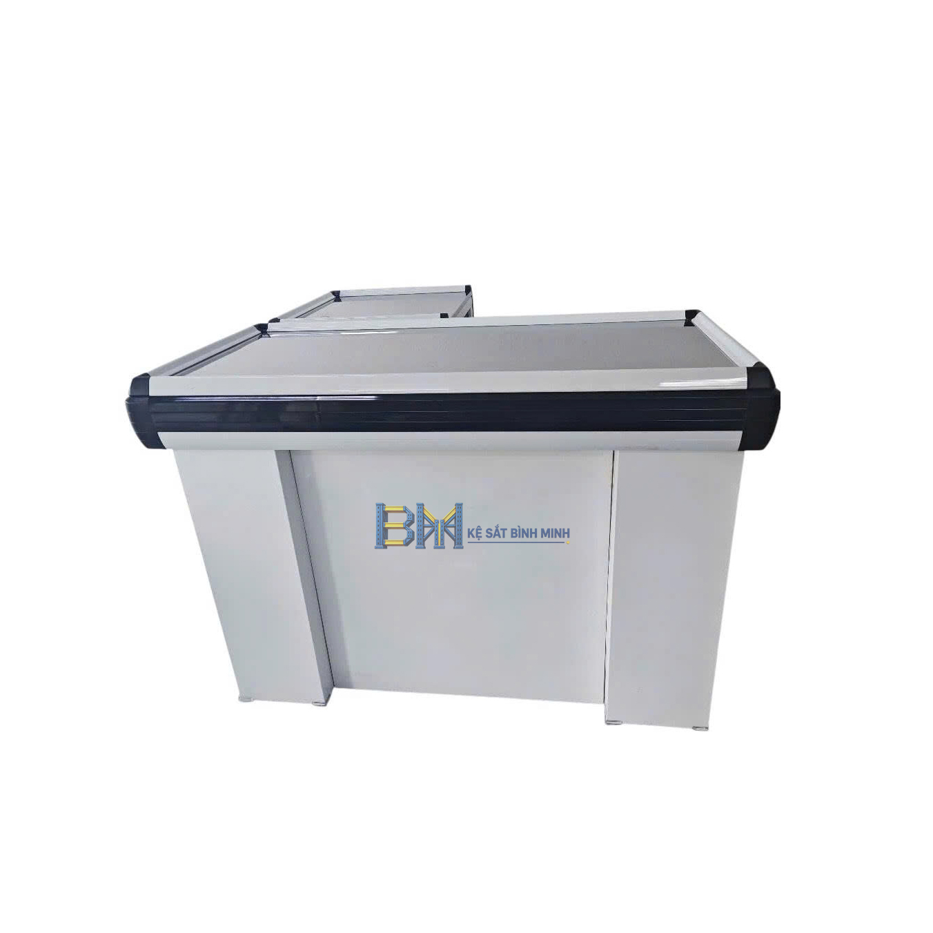 Bàn thu ngân dài 1,2m mặt inox - Ảnh 3