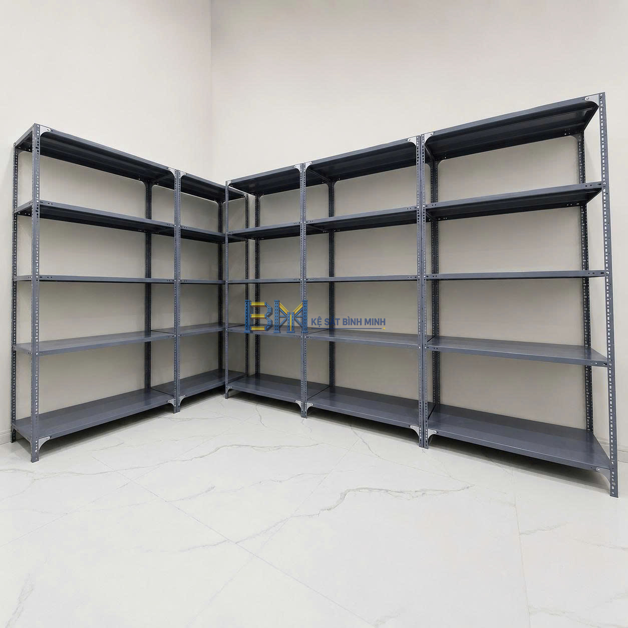 Kệ sắt v lỗ 5 tầng